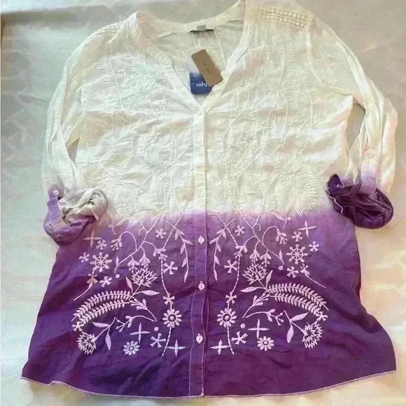 Great Northwest indigo brand size large tunic - Picture 1 of 10
